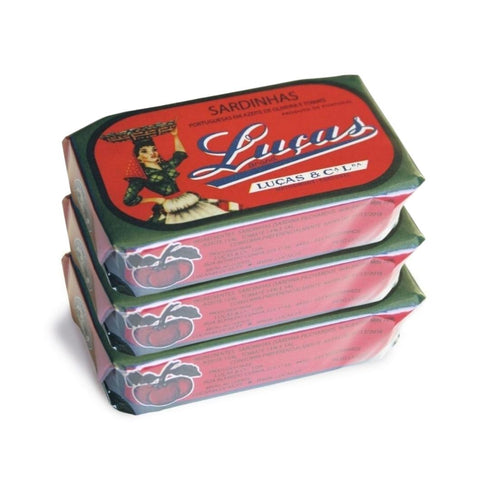 Sardines in Olive Oil and Tomato Sauce Luças 125g